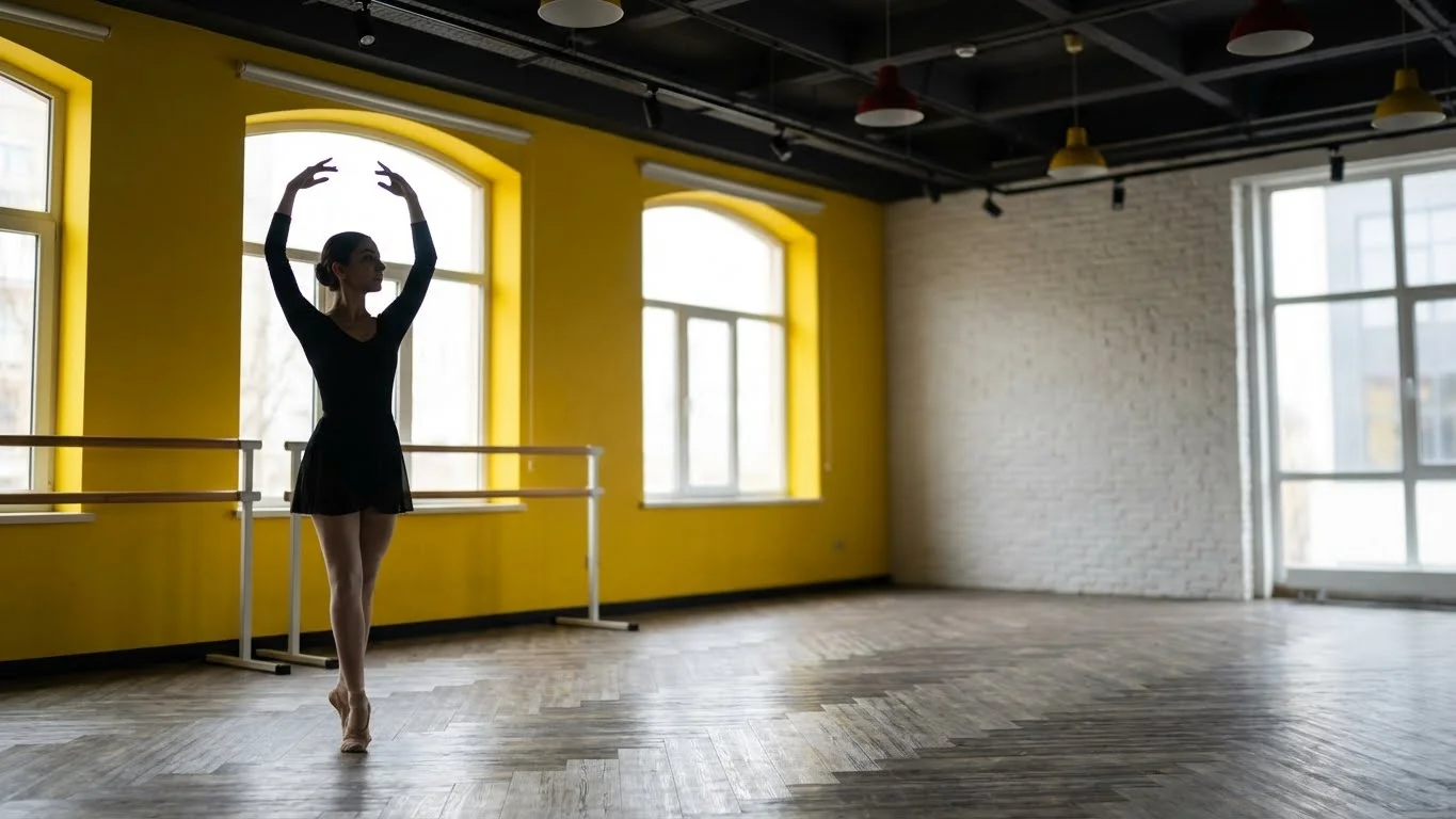 Bale kursu port de bras pozisyonları dersi.